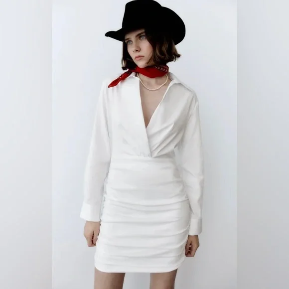 white mini bodycon dress Halter Open Back Bodycon Mini Dress White / Large